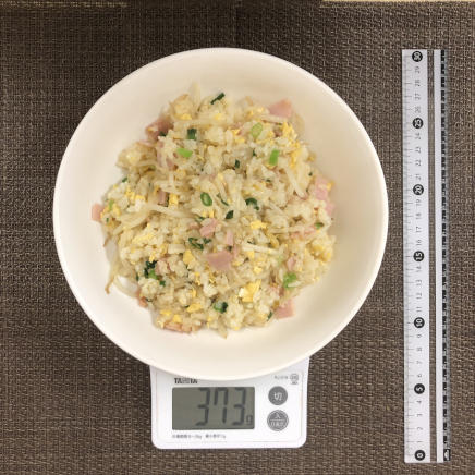 大皿1皿・1人前のもやしチャーハン