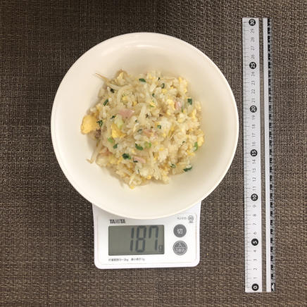 中皿1皿分のもやしチャーハン