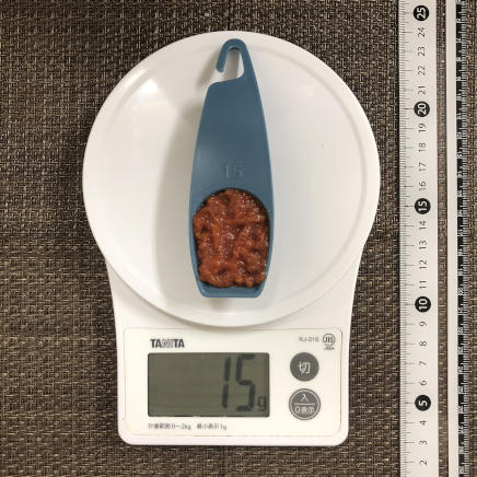 大さじ1杯分のトマト味噌