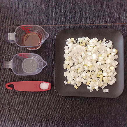 ねぎ塩だれの材料