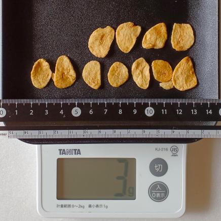 3gのフライドガーリック