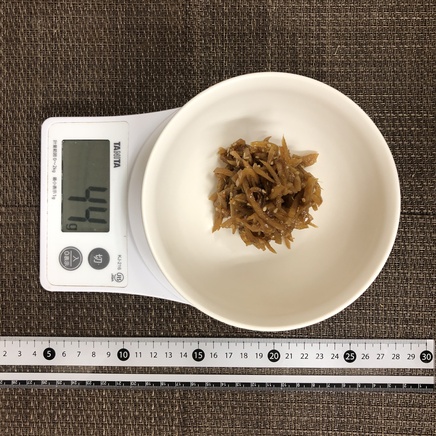 小皿1皿・1人前の生姜の佃煮