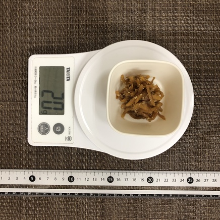 豆皿1皿分の生姜の佃煮