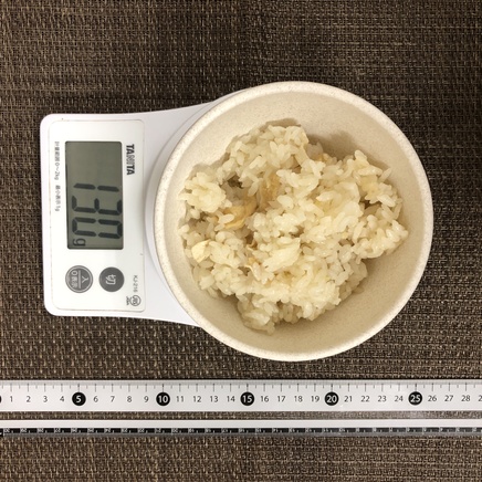 茶碗1杯・1人前の生姜ご飯