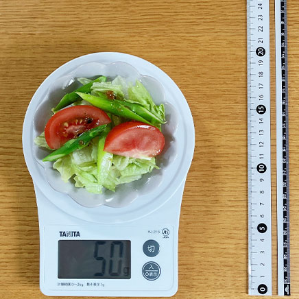 小皿1皿分のアスパラサラダ