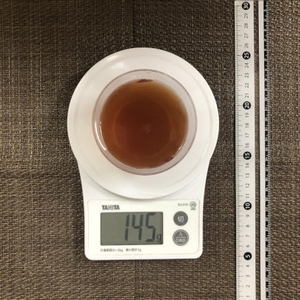 カップ1個分の紅茶ゼリー