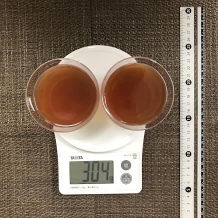 カップ2個分の紅茶ゼリー