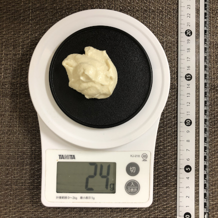 大さじ2杯分の豆腐マヨネーズ