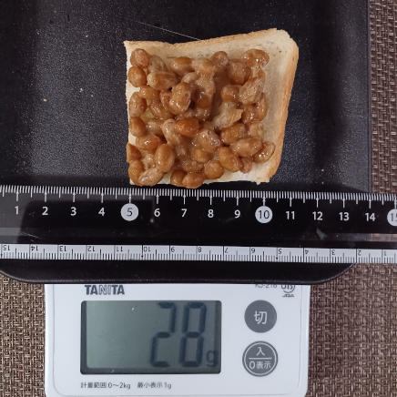 納豆トースト 28g