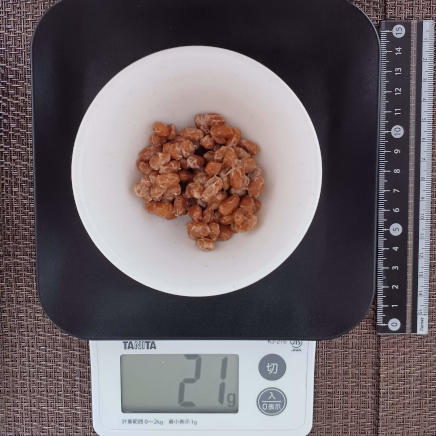 納豆 21g