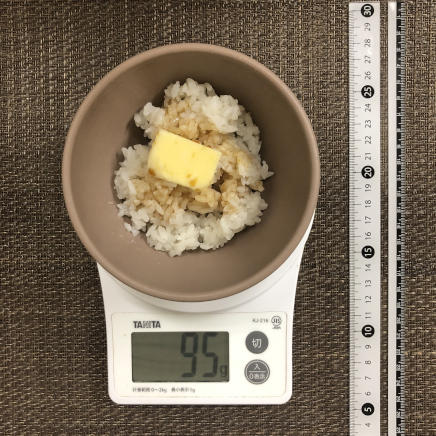 半人前のバター醤油ご飯