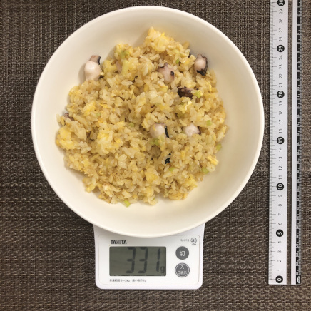 大皿1杯分のタコチャーハン331g