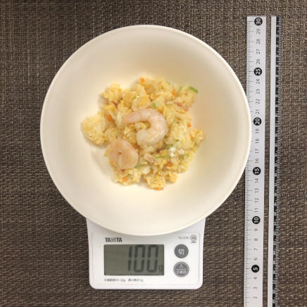 中皿100g分の味噌チャーハン