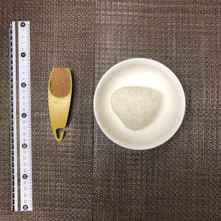 1人前に使用したご飯・味噌