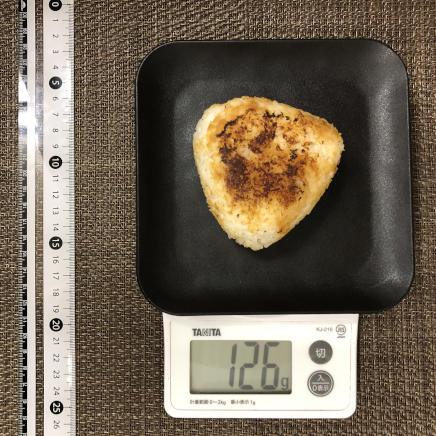 1個126gの味噌おにぎり
