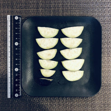 なすの味噌汁1杯分に使用した茄子 24g