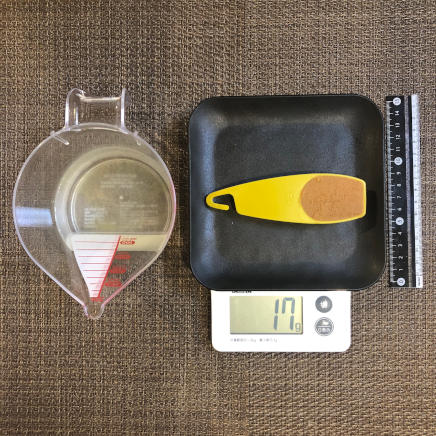 卵の味噌汁1杯分に使用したかつお昆布だし160g・味噌17g