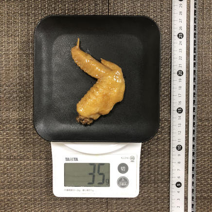 1本分の鶏手羽の甘辛煮