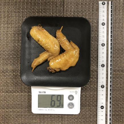 2本分の鶏手羽の甘辛煮