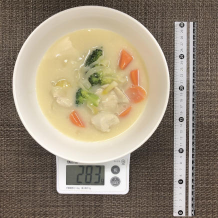 大皿1皿・1人前の豆乳シチュー