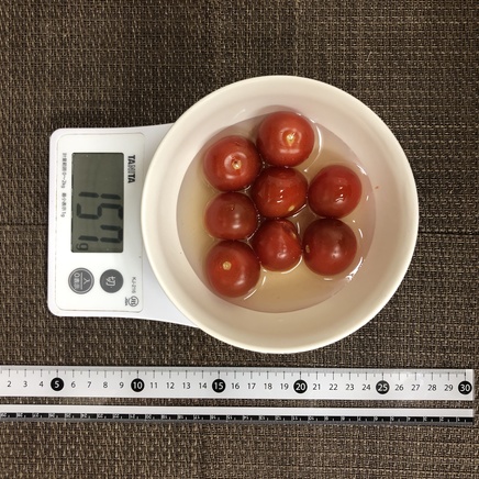 中皿1皿・1人前のミニトマトのピクルス