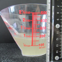 横から見た160gのかつお昆布だし