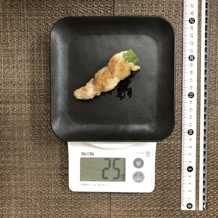 1本分のオクラの肉巻き