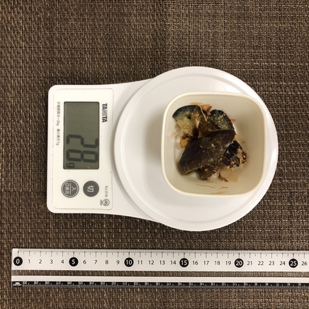 豆皿1皿分のなすのおひたし