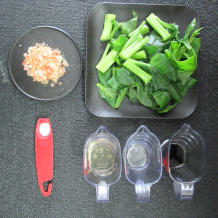 つるむらさきおひたしの材料