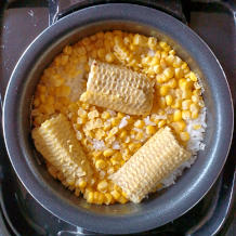 とうもろこしご飯 7