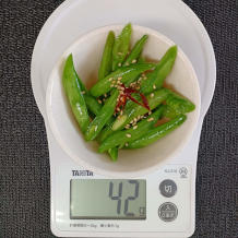 いんげんのきんぴら 8