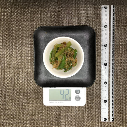 小鉢1杯分42gのピーマンおかか炒め