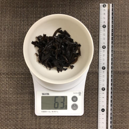 小皿1皿分のきくらげの佃煮