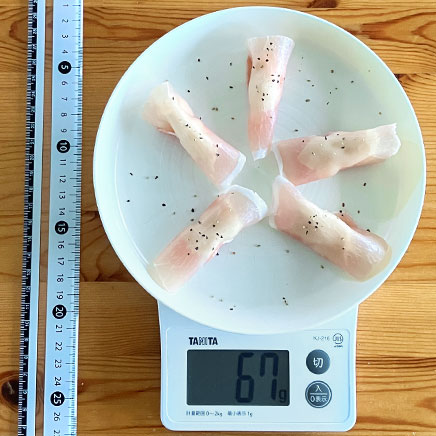 生ハムクリームチーズ5個