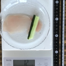 生ハムきゅうり(材料) 12g