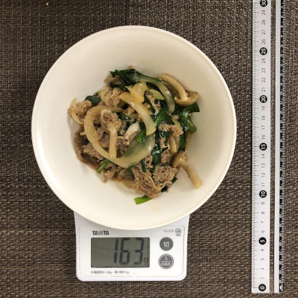 中皿1皿分のプルコギ