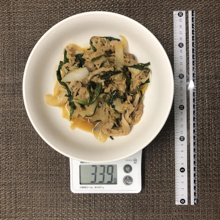 中皿1皿・1人前の豚肉プルコギ