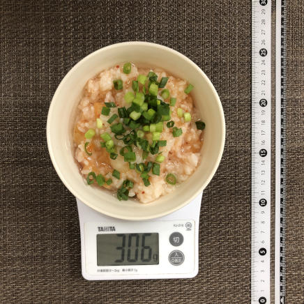 丼1杯・1人前のキムチ粥