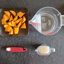 かぼちゃ粥の材料