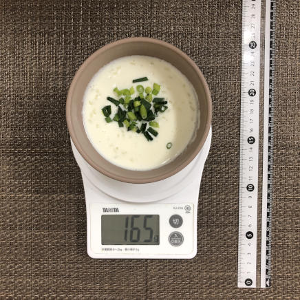 茶碗1杯・1人前のミルク粥