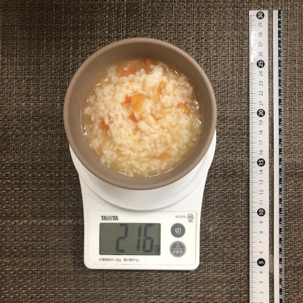 茶碗1杯分のトマト粥