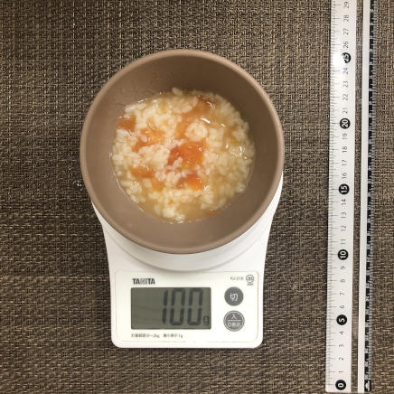 100g分のトマト粥