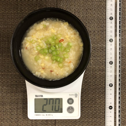 丼1杯分のにんにく雑炊