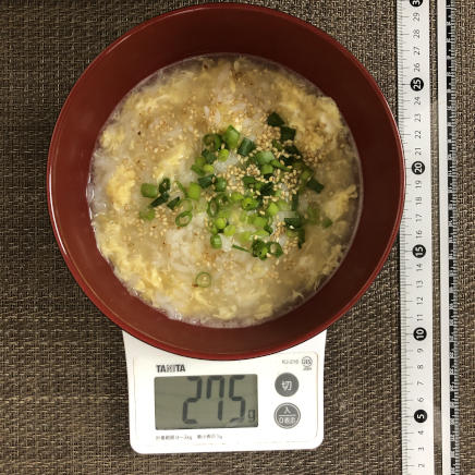 丼1杯・1人前の生姜雑炊