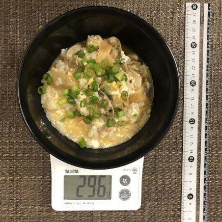 丼1杯・1人前のスンドゥブ雑炊