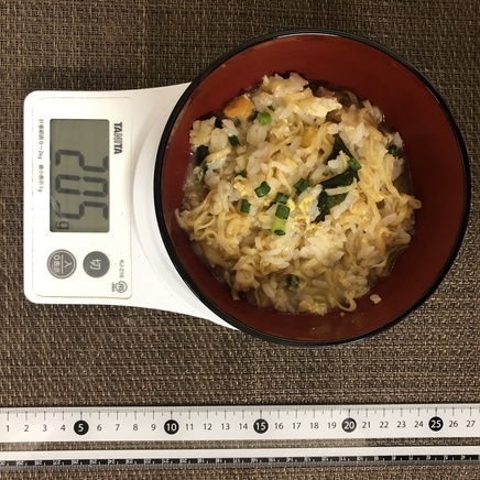 半人前のラーメン雑炊