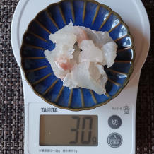 ヒラメの刺身 5