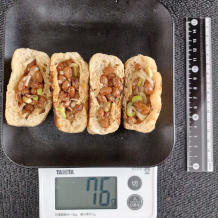 焼いた後の納豆油揚げ 76g