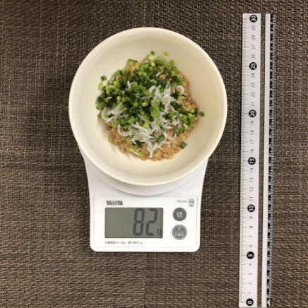 小皿1皿・1人前のしらす納豆