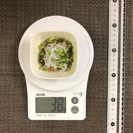 小鉢1杯分のしらす納豆